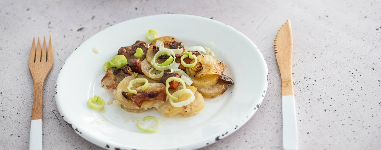 Kartoffelgratin mit DIE OHNE Extra