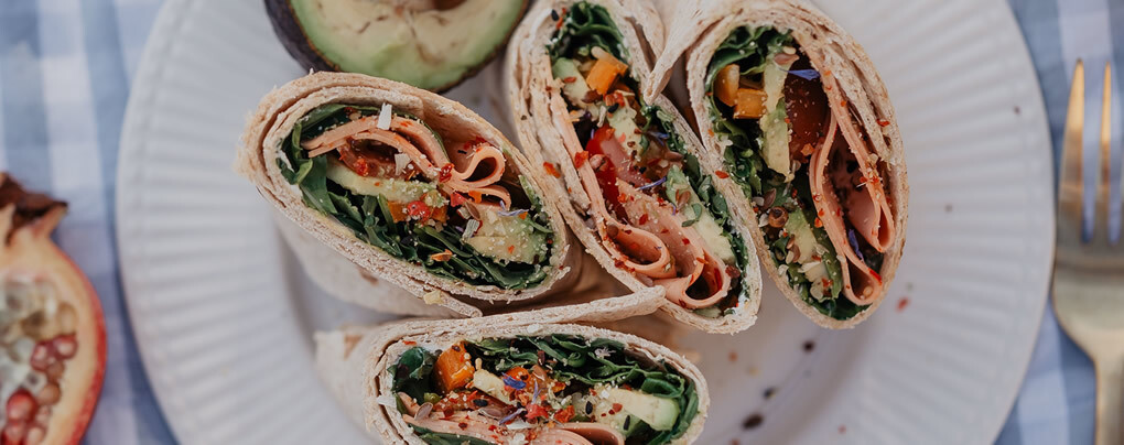 Wraps mit die OHNE Pikante Extra