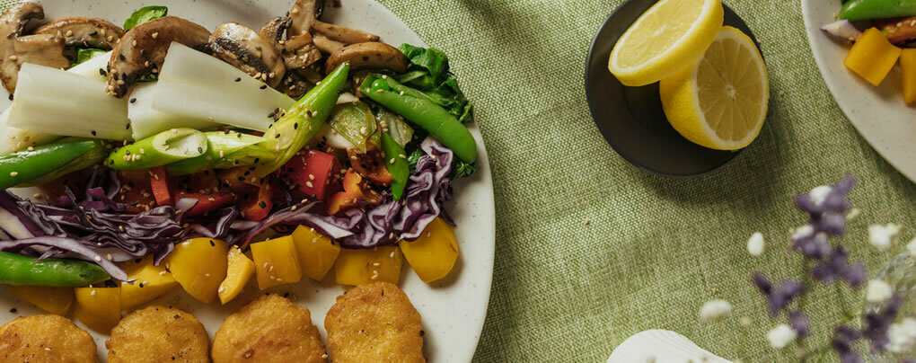 Asiagemüse mit Nuggets